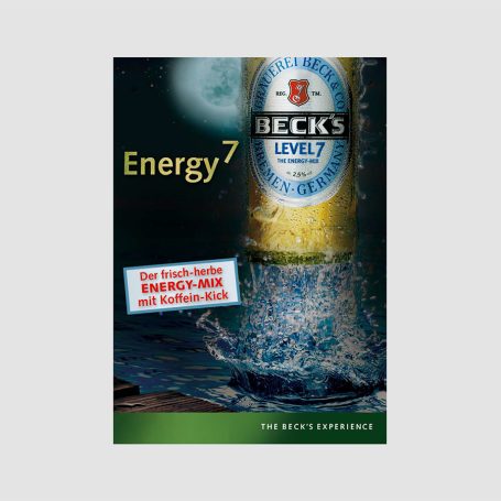 Text für Becks Level 7. Agentur McCann Erickson